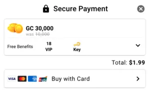 Pulsz 1.99 coin package